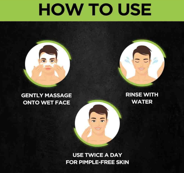 Garnier Men Acno Fight Anti-Pimple Facewash, 50gm