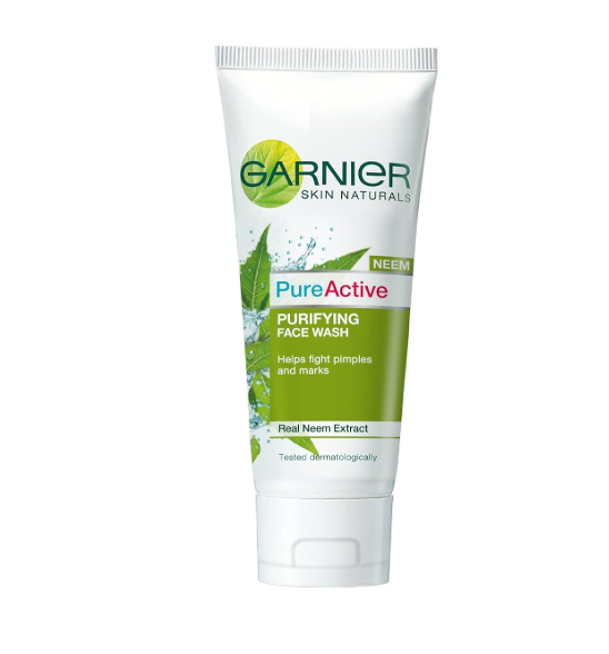 Garnier Skin Naturals Pure Active Neem Face Wash, 100gm