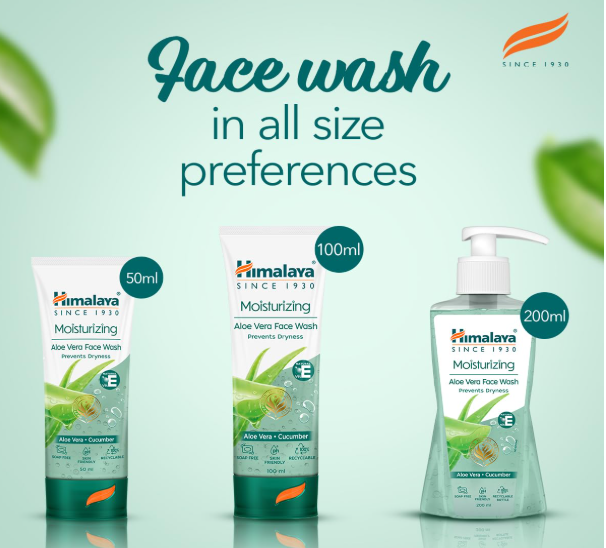 Himalaya Moisturizing Aloe Vera Face Wash, 200ml