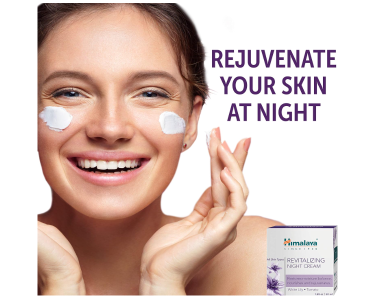 Himalaya Herbals Revitalizing Night Cream, 50g