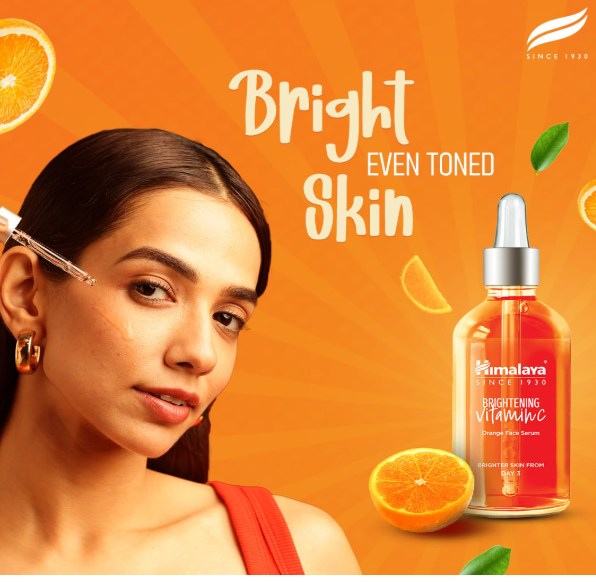 Himalaya Brightening Vitamin C Serum I 5X Vitamin C & 10 X Niacinamide I Brighter Skin from Day 3 | 15 ml