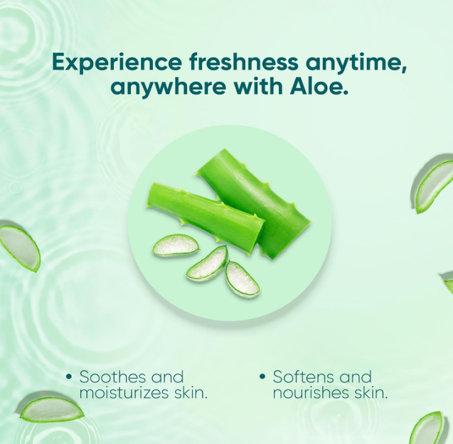 Himalaya Moisturising Aloe Vera Facial Wipes, 25 Count