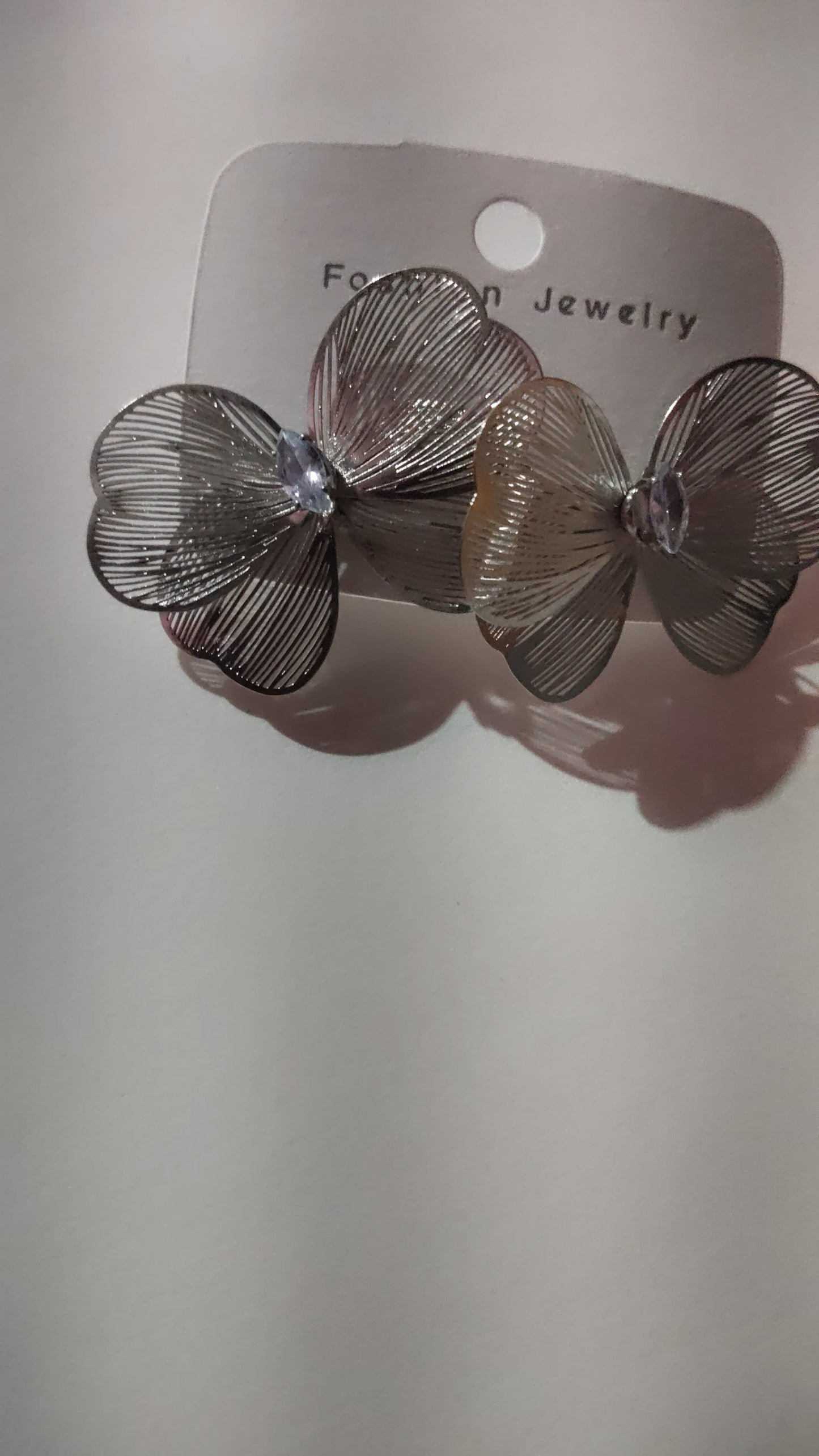 Pearl & Flower Design Stud Earring
