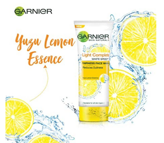Garnier Skin Naturals Bright Complete Face Wash, 50g