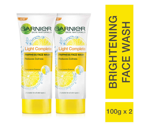 Garnier Garnier Skin Naturals Light Complete Facewash, 100g (Pack Of 2), 100 ml (Pack of 2)