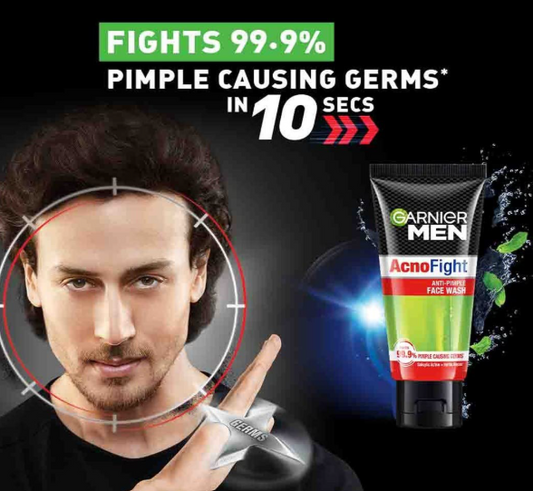 Garnier Men Acno Fight Anti-Pimple Facewash, 50gm