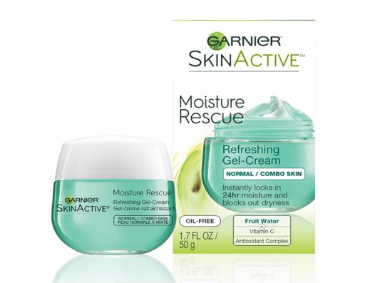 Garnier Moisture Rescue Refreshing Gel-Cream, Grape Water Extract, Vitamin E, 1.70-Fluid Ounce