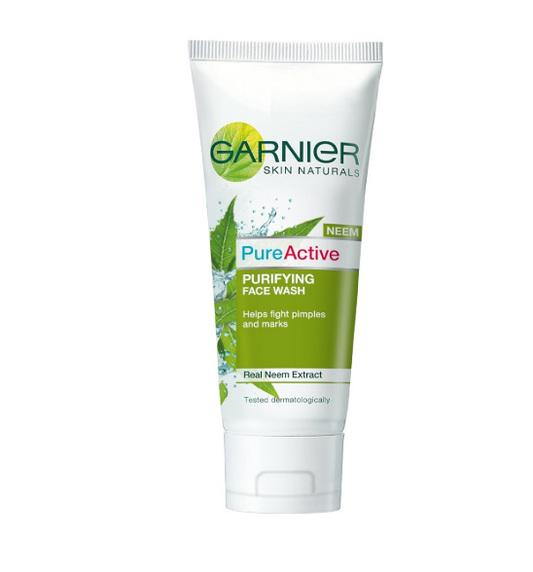 Garnier Skin Naturals Pure Active Neem Face Wash, 100gm