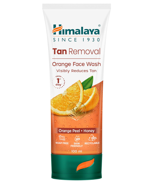 Himalaya Tan Removal Orange Face Wash, 100ml