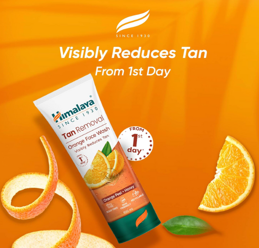 Himalaya Tan Removal Orange Face Wash, 100ml
