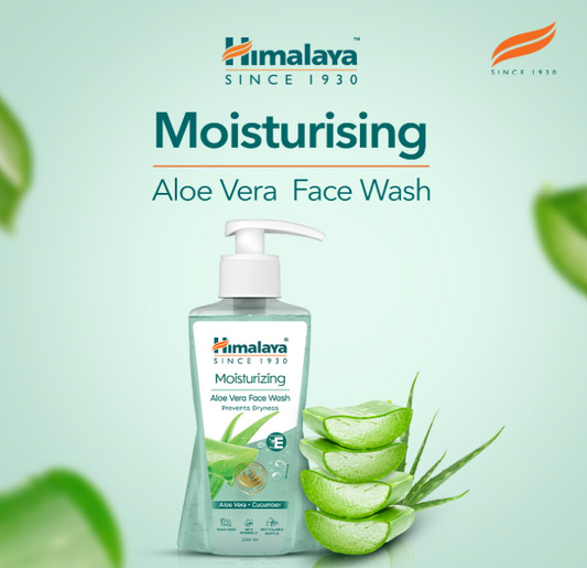 Himalaya Moisturizing Aloe Vera Face Wash, 200ml