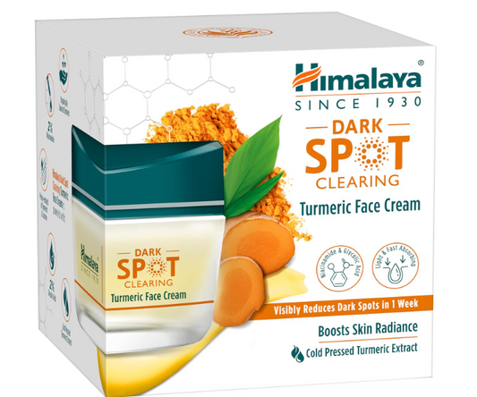 Himalaya Wellness Company Dark Spot Clearing Turmeric Face Cream | Organically Sourced Turmeric | Reduce Dark Spots In 7 Days | 2% Glycolic Acid & 2% Niacinamide | 50G