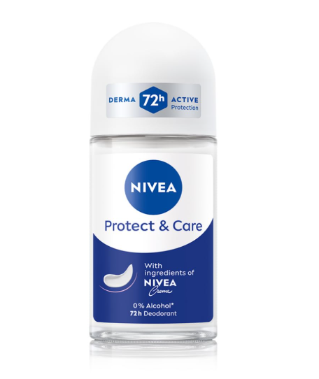 NIVEA Protect & Care Roll On Fresh, Unisex (50Ml)