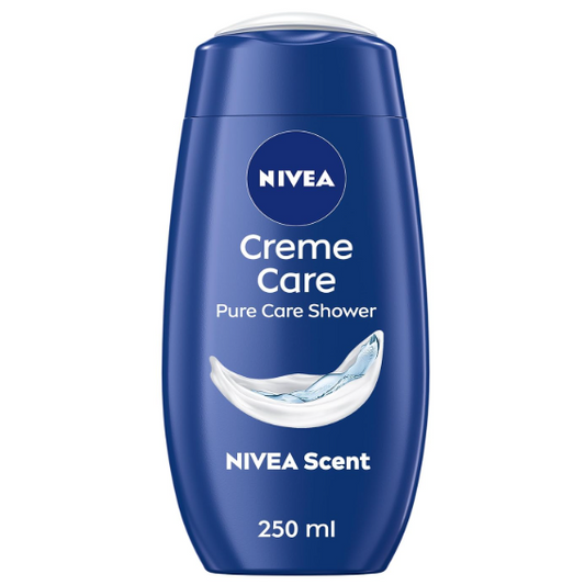 NIVEA Crème Care 250ml Body Wash| Shower Gel For Soft Skin| Elements and unique scent of Nivea Crème|Clean, Healthy & Moisturized Skin