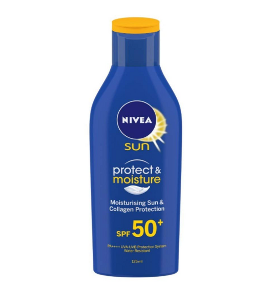 Nivea Sun, Moisturizing Liquid Lotion For Oily Skin, Spf 50, 125Ml & Sun, Moisturizing Lotion For Oily Skin, Spf 50, 75Ml, Pack Of 1