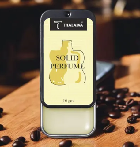 THALAIVA Solid Perfume Long Lasting For Men and Women Solid Perfume Combo | Long-Lasting Alcohol-Free Fragrance Balm | Pocket-Friendly & Travel-Ready | Unisex Solid Perfume for Daily Use & Gifting (Pack OF 1)