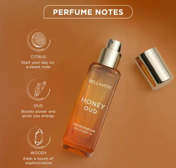 Bella Vita Luxury DATE Woman + HONEY OUD Unisex Perfume Combo for Men and Women 40 ML (Pack of 2 Items 20ML Each)