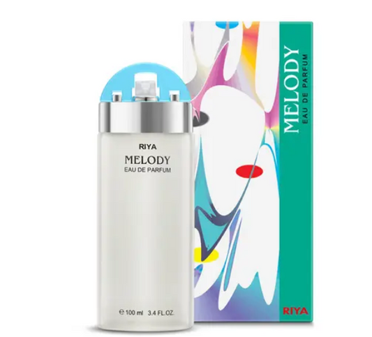 Riya Melody (Green) Eau De Parfum for Women | Long Lasting Fragrance | Citrus Floral Fresh Perfume Spray | Deo Perfume Body Spray - 100ml