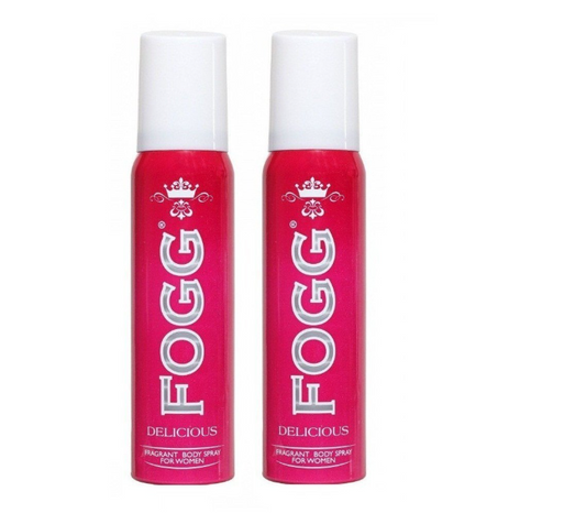 FOGG Female Mint Fragrant Body Spray - Delicious (Pack Of 2)