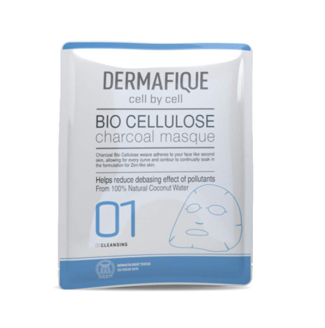 Dermafique Bio Cellulose Charcoal Face Mask