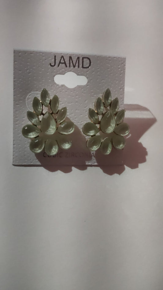 Green stoned studs