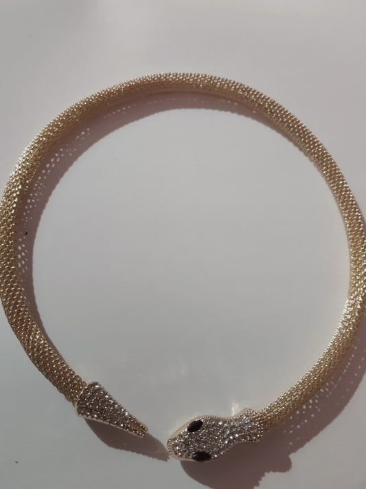 Snake Choker Necklace Magnetic Closure For women & Girls