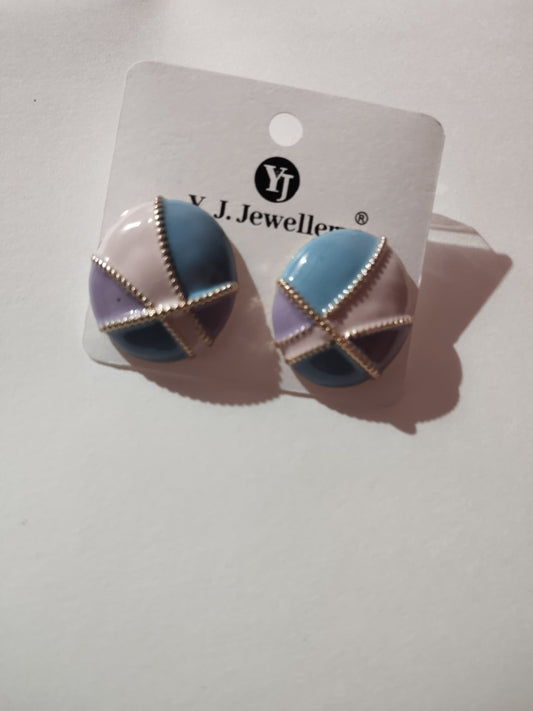 Round Studs Earrings